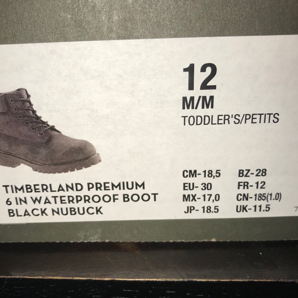 Boy Toddler Timberland Construction Boot